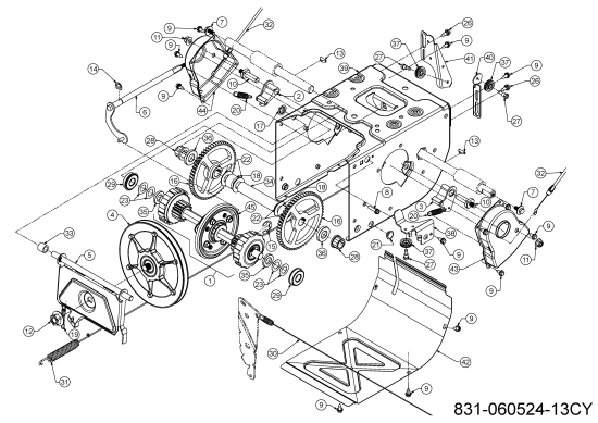 Cub Cadet Ersatzteile Schneefräsen XS2 61 SWE 31AW5BLR603 (2022) Fahrantrieb