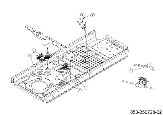 Cub Cadet Ersatzteile Zero Turn XZ2 117I 17BWCBYT603  (2021) Halteplatten Rahmen