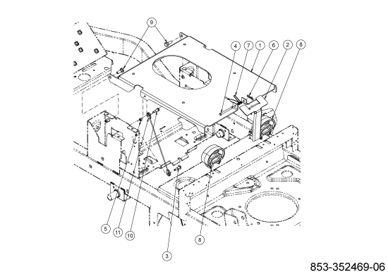 Cub Cadet Ersatzteile Zero Turn XZ7 L122 ULTIMA 47AIAAA6603 (2023) Sitzträger, Sitzverstellung