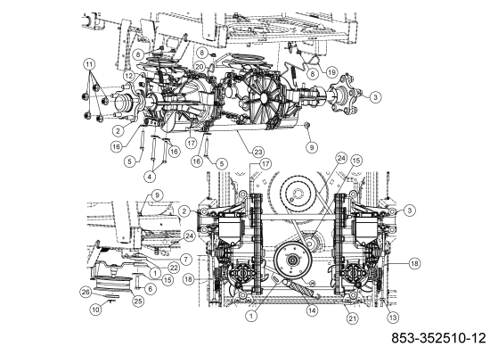 Cub Cadet Ersatzteile Zero Turn XZ7 L122 ULTIMA 47AIAAA6603 (2021) Fahrantrieb