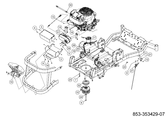Cub Cadet Ersatzteile Zero Turn XZ7 L152I ULTIMA 47ATAHA8603 (2021) Choke- und Gaszug, Motorzubehör