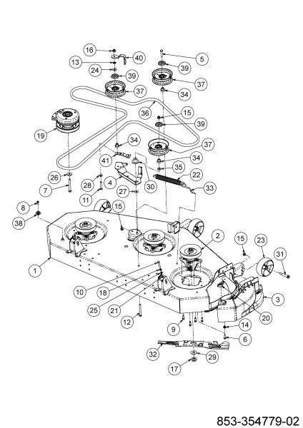 Cub Cadet Ersatzteile Zero Turn XZ5 L137 17AIEAC3603 (2024) Mähwerk