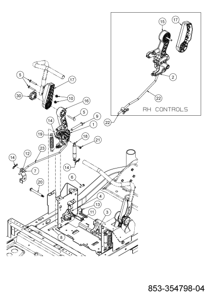 Cub Cadet Ersatzteile Zero Turn XZ5 L137 17AIEAC3603 (2023) Lenkung
