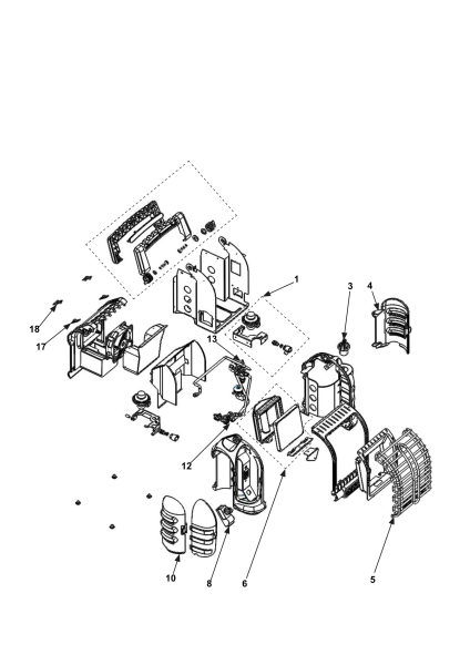 DEWALT Ersatzteile HEIZUNG DXRH012E Typ: 1 DE