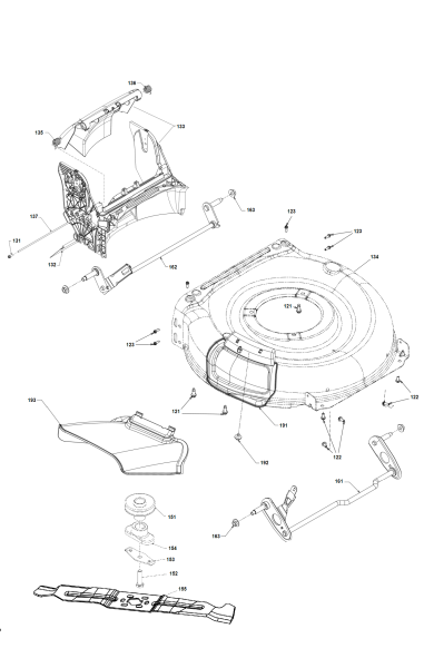 DEWALT Ersatzteile RASENMÄHER DCMWSP244U2-CA Typ: 1 QUCA