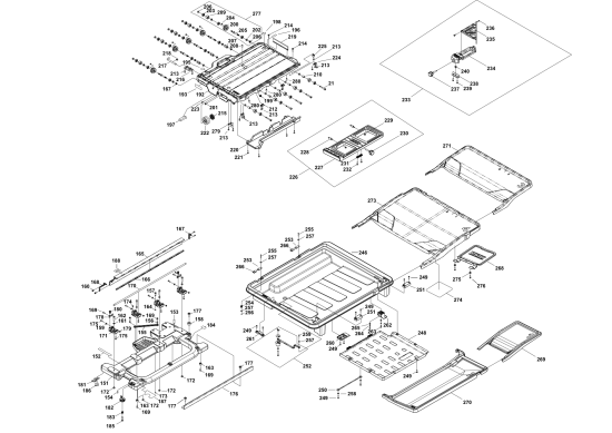 DEWALT Ersatzteile FLIESENSÄGE D36000 Typ: 1 QS