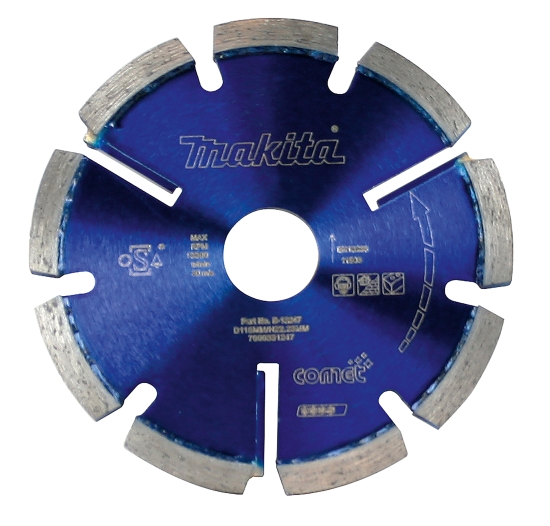 Makita Zubehör Diamanttrennscheibe Comet 115mm