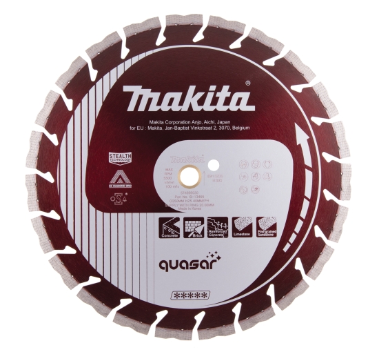 Makita Zubehör Diamanttrennscheibe Quasar 350mm 