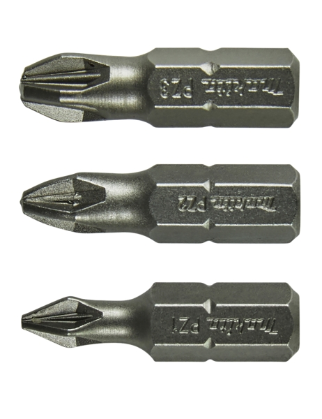 Makita Zubehör Bit-Set PZ1,PZ2,PZ3 Standard