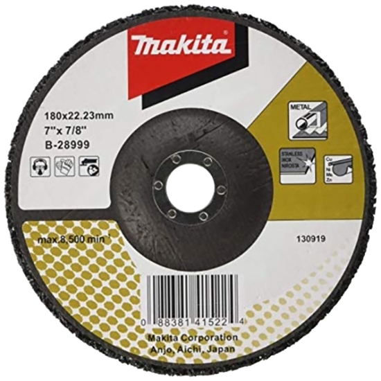 Makita Zubehör Reinigungsscheibe schwarz 180mm