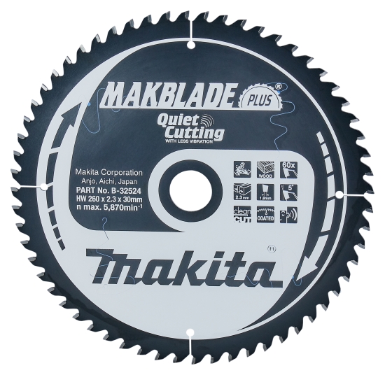 Makita Zubehör MAKBLADE+ Sägeb. 260x30x60Z