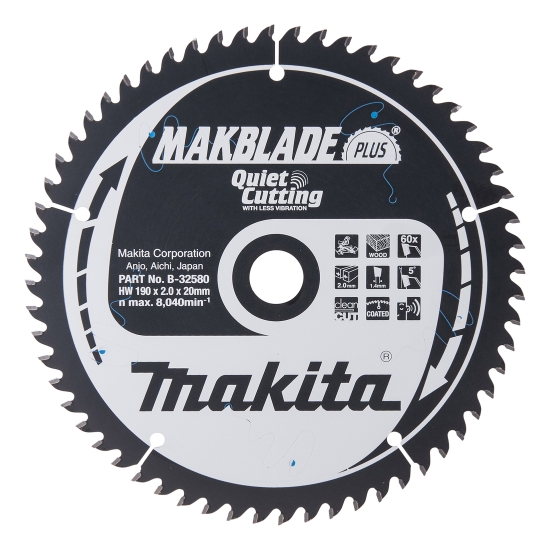 Makita Zubehör MAKBLADE+ Sägeb. 190x20x60Z