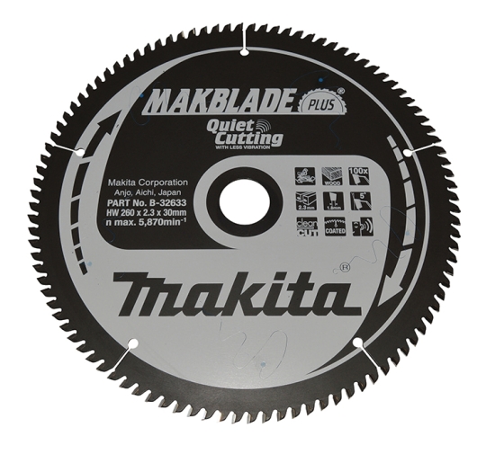 Makita Zubehör MAKBLADE+ Sägeb. 260x30x100Z