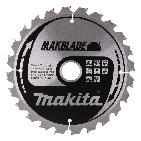 Makita Zubehör MAKBLADE Sägeb. 216x30x24Z