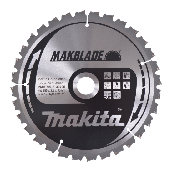 Makita Zubehör MAKBLADE Sägeb. 255x30x32Z