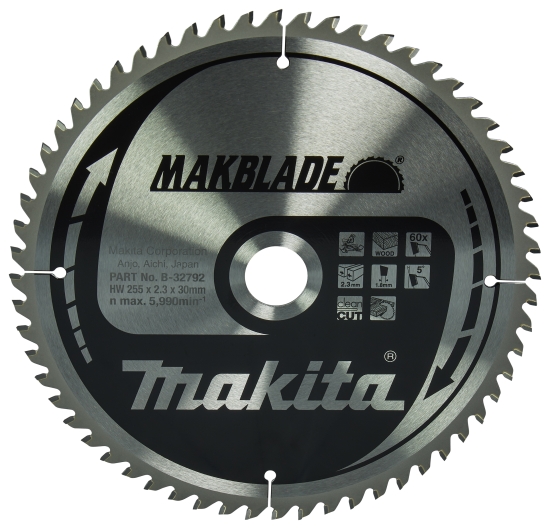 Makita Zubehör MAKBLADE Sägeb. 255x30x60Z