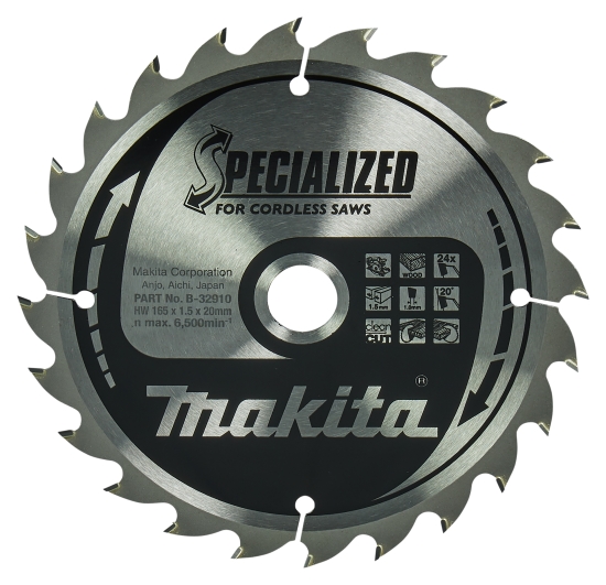 Makita Zubehör SPECIALIZED Sägeb.165x20x24Z