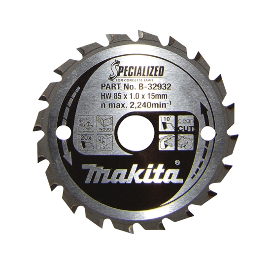 Makita Zubehör SPECIALIZED Sägeb.85x15x20Z