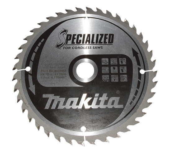 Makita Zubehör SPECIALIZED Sägeb.165x20x40Z