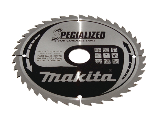 Makita Zubehör SPECIALIZED Sägeb 190x30x40Z