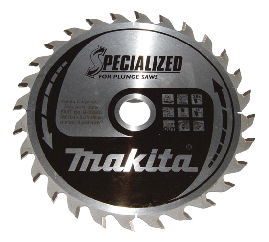 Makita Zubehör SPECIALIZED Sägeb.160x20x28Z