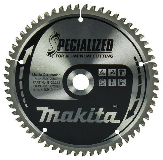 Makita Zubehör SPECIALIZED Sägeb.190x20x60Z