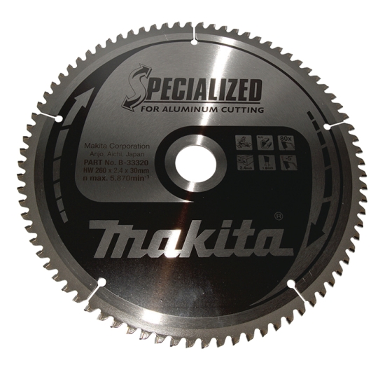 Makita Zubehör SPECIALIZED Sägeb.260x30x80Z
