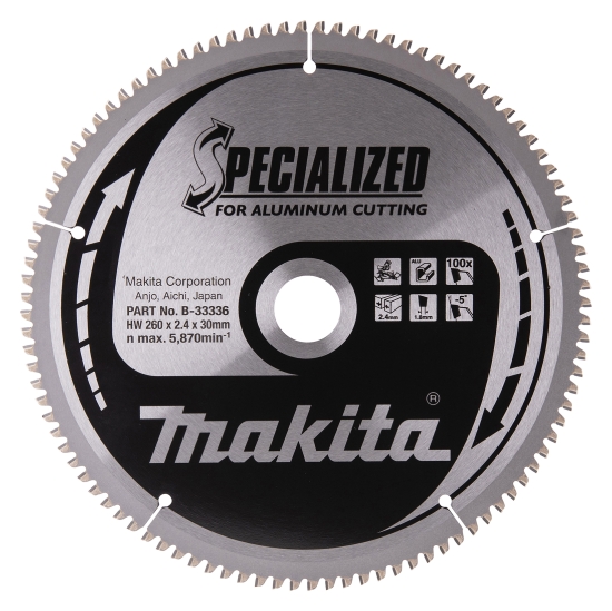 Makita Zubehör SPECIALIZED Sägeb.260x30x100Z