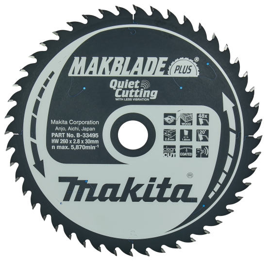 Makita Zubehör MAKBLADE+ Sägeb. 260x30x48Z