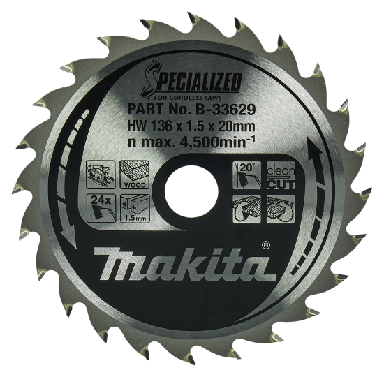 Makita Zubehör SPECIALIZED Sägeb.136x20x24Z
