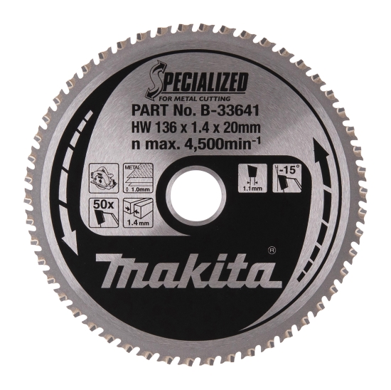 Makita Zubehör SPECIALIZED Sägeb.136x20x50Z