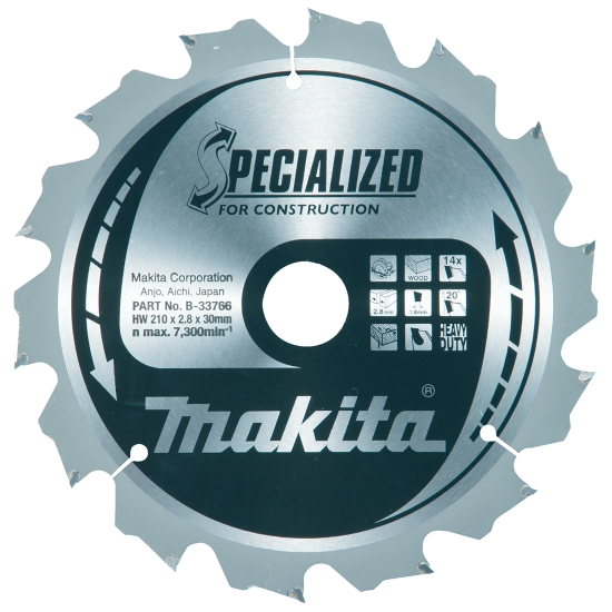 Makita Zubehör SPECIALIZED Sägeb.210x30x14Z