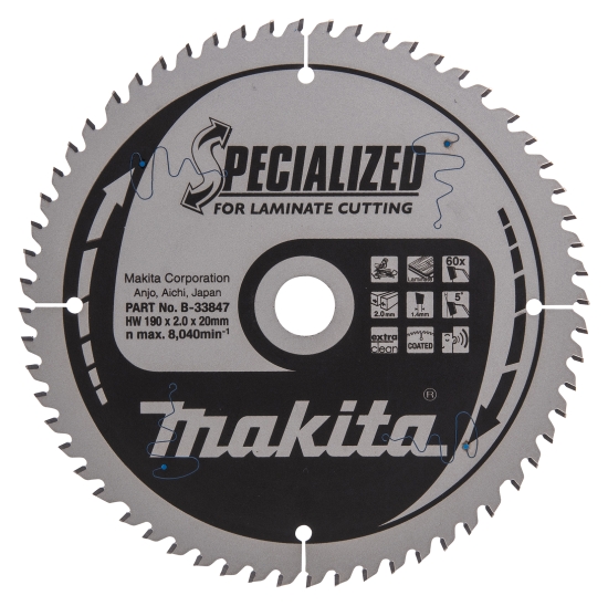 Makita Zubehör SPECIALIZED Sägeb.190x20x60Z