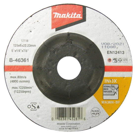 Makita Zubehör Schruppscheibe INOX 125mm