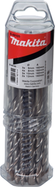Makita Zubehör SDS-PLUS Bohrer-Set 12-tlg. V-PLUS