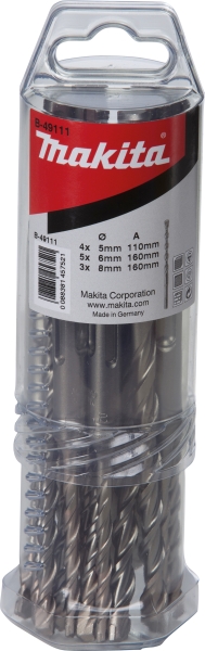 Makita Zubehör SDS-PLUS Bohrer-Set 12-tlg. V-PLUS