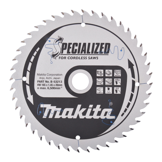 Makita Zubehör SPECIALIZED Sägeb.165x20x44Z
