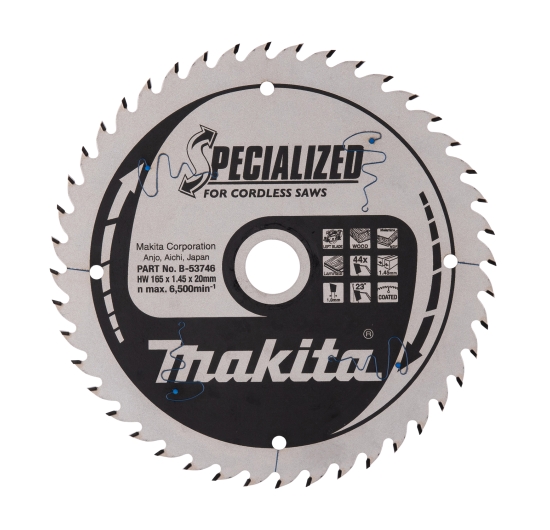 Makita Zubehör SPECIALIZED Sägebl. 165x20x44Z
