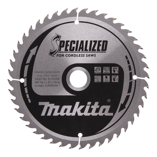 Makita Zubehör SPECIALIZED Sägeb. 165x20x44Z