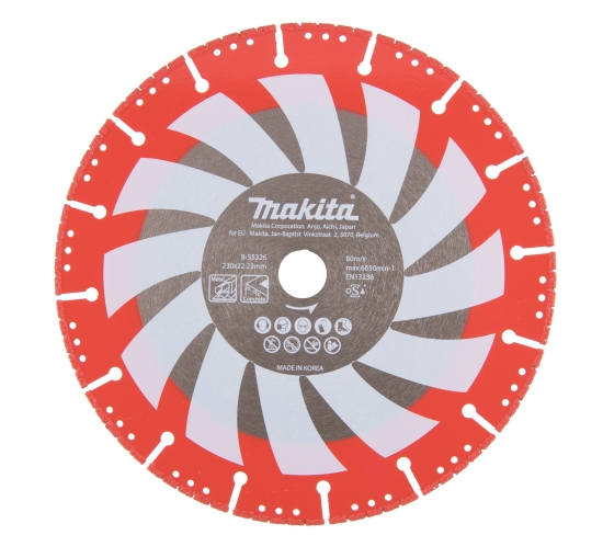 Makita Zubehör Diamantscheibe Rettung 230 mm  