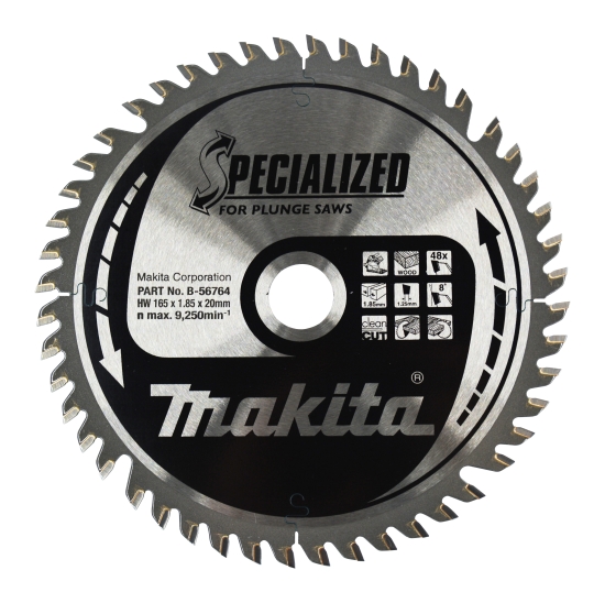 Makita Zubehör SPECIALIZED Sägeb.165x20x48Z