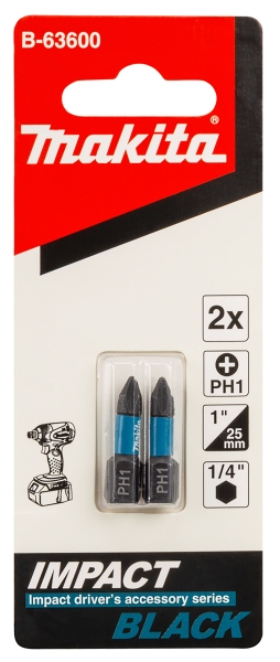 Makita Zubehör Bit PH1 Impact Black