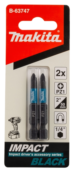 Makita Zubehör Bit PZ1 Impact Black