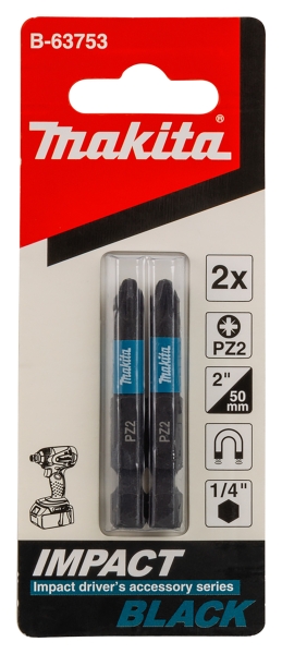 Makita Zubehör Bit PZ2 Impact Black