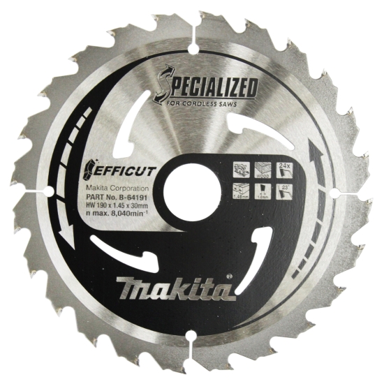 Makita Zubehör Sägeblatt 190x1,45x30, 24Z EFFICUT
