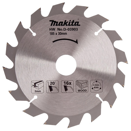 Makita Zubehör Sägeblatt 185x30/16Z
