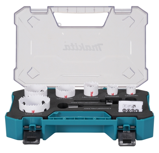 Makita Zubehör Lochsägen-Set Sanitär 9-teilig HSS-BiM