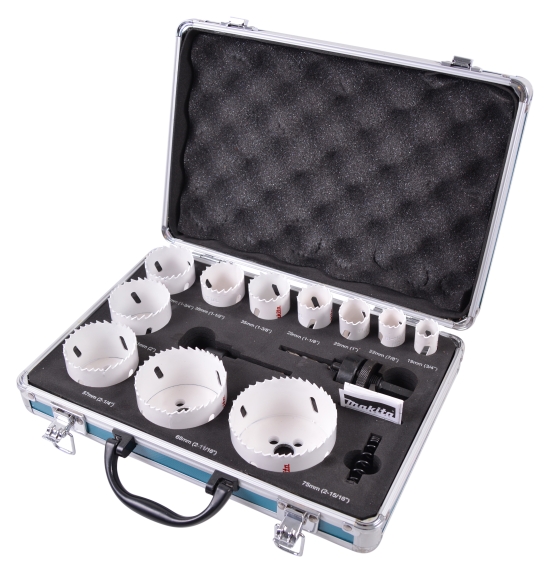 Makita Zubehör Lochsägen-Set Sanitär 14-teilig HSS-BiM 