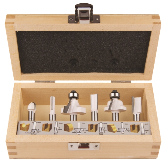 Makita Zubehör Fräser-Set 8mm
