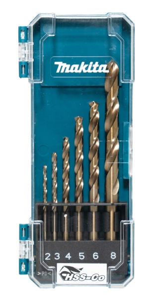 Makita Zubehör Bohrer-Set 6-tlg. HSS-Co 